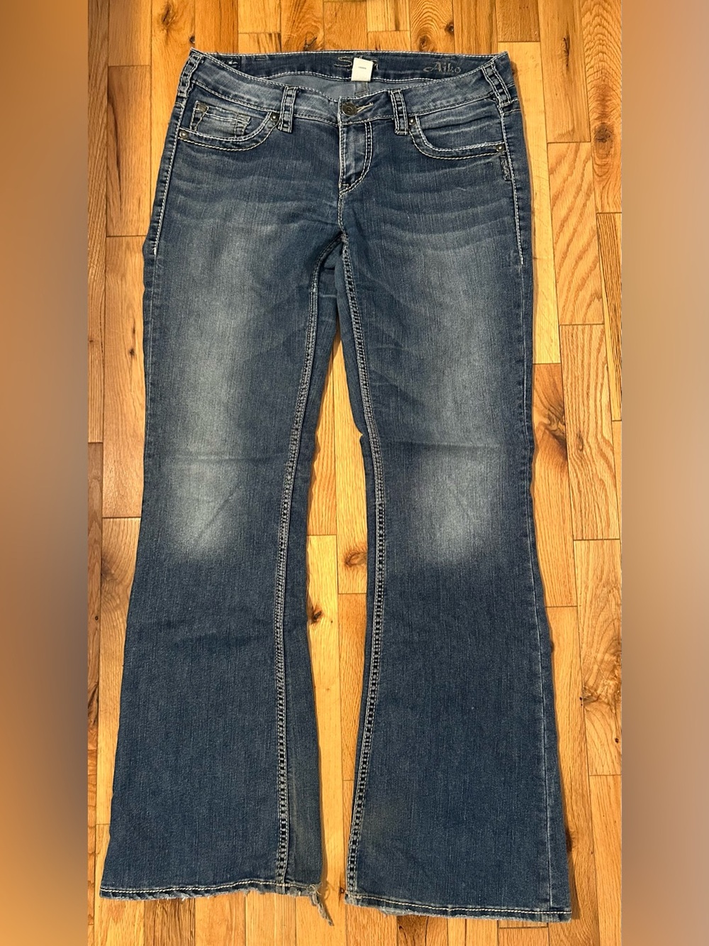 Silver Jeans Mid Blue Flare Jeans